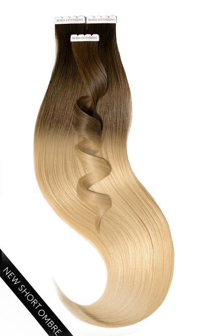 PRO DELUXE LINE OMBRÉ Light Natural Brown & Honey Blonde Tape-In Hair Extensions