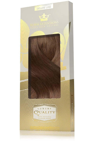 Clip-In LUXURY  Extensions Chestnut Flash Brown Deluxe Line
