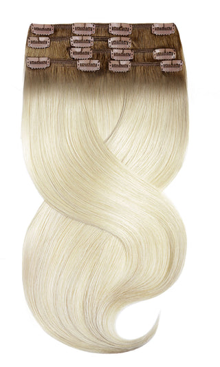 CLIP-IN EXTENSIONS LUXURY  Rooted - Light Light Natural Brown & Beach Blonde