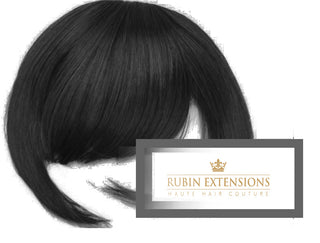 STIRNFRANSEN Jet Black Clip-in Bangs
