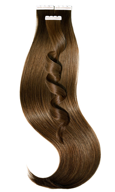 Tape-in Extensions Light Natural Brown Extensions