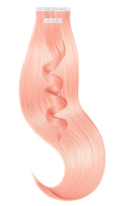 PRO DELUXE LINE PASTELL Peach Pastel Tape-in Extensions