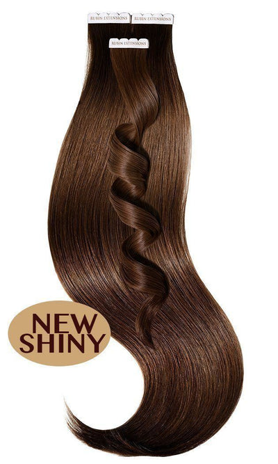 Chestnut Flash Brown Adhesive Hair Extensions